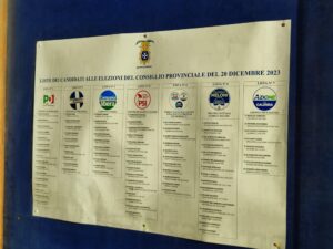 lista elezioni provincia salerno