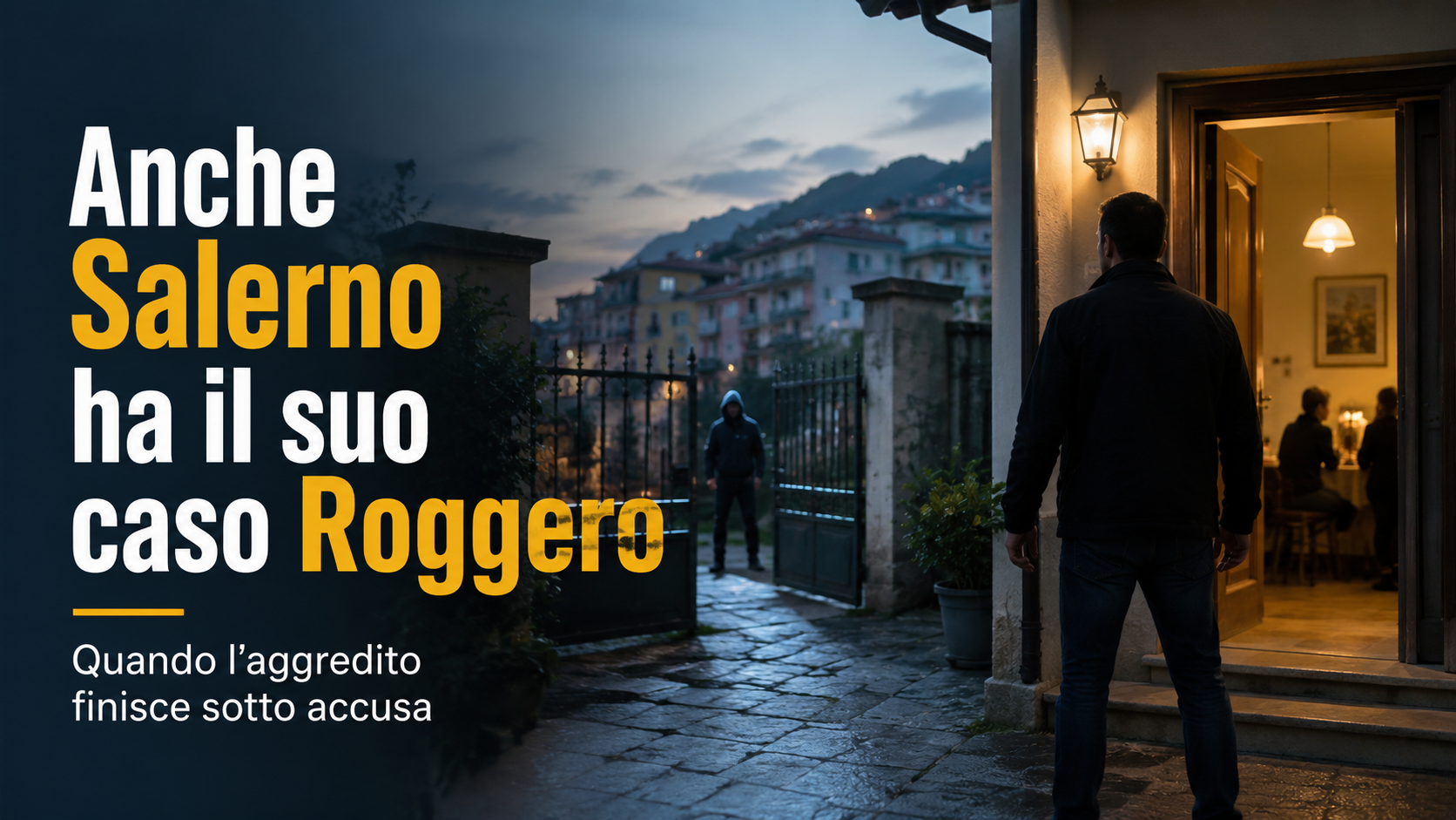 Anche Salerno ha il suo caso Roggero: quando l’aggredito finisce sotto accusa